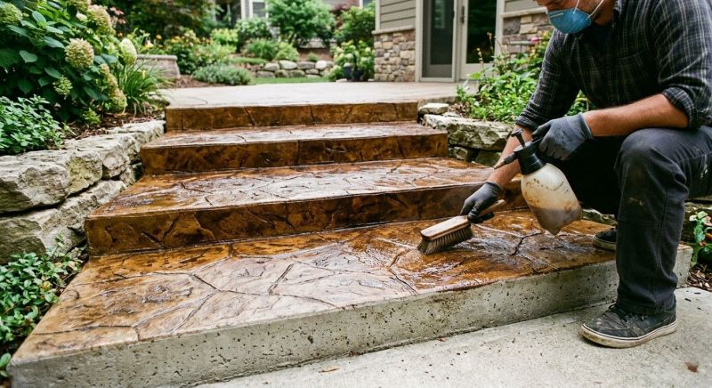 Concrete Staining Service in Fort Worth, TX