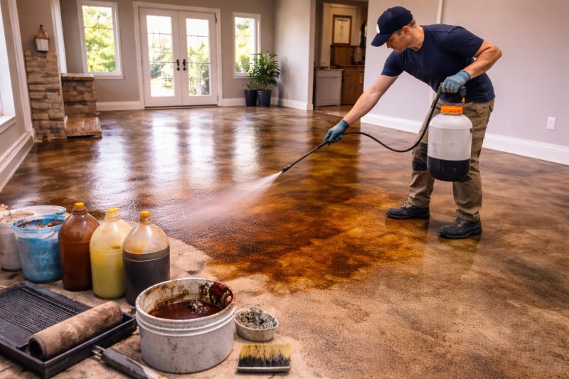 Concrete Staining Service in Dallas, TX