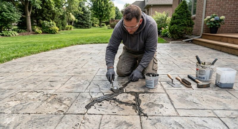 Decorative Concrete Repair in Scottsdale, AZ