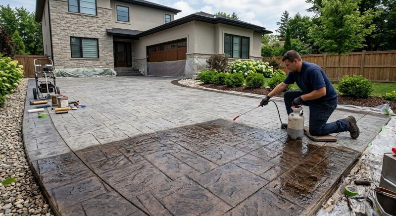 Driveway Refinishing in Dallas, TX