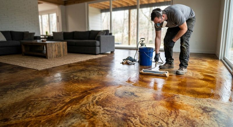 Garage Concrete Finishing in Fort Worth, TX