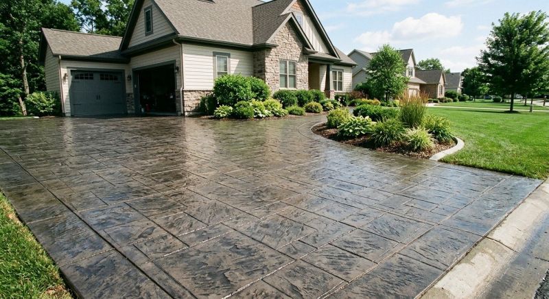 Stamped Concrete Replacement in Fort Worth, TX